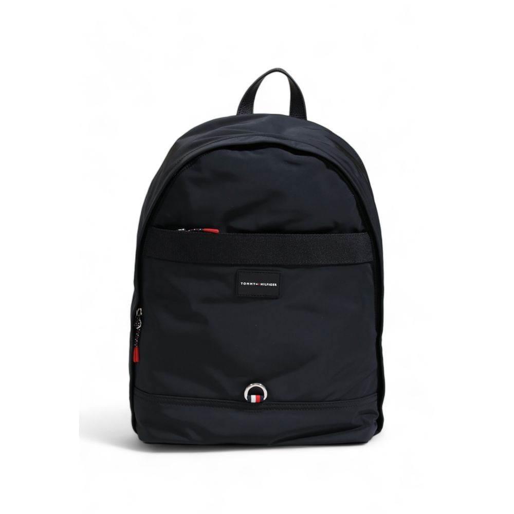 Tommy Hilfiger Black Recycled Polyester Backpack - Hilstor