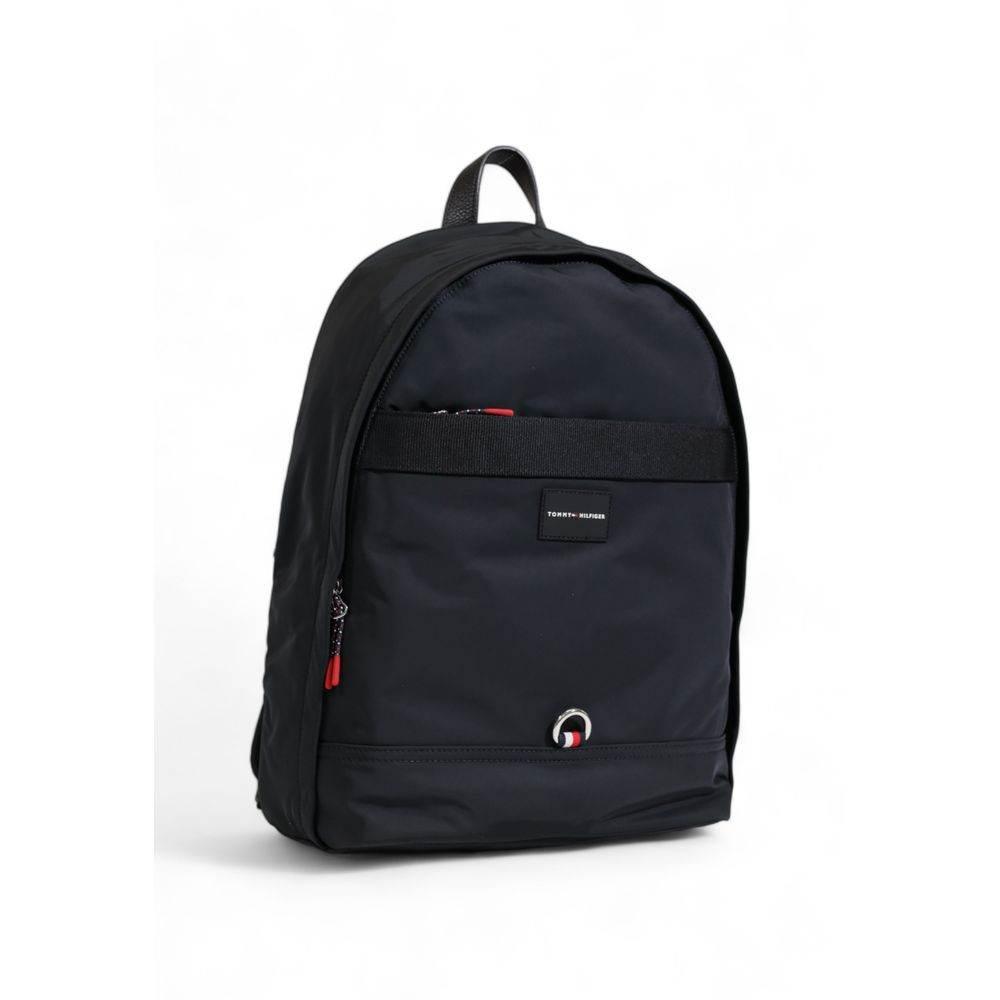 Tommy Hilfiger Black Recycled Polyester Backpack - Hilstor