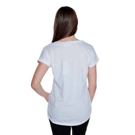 Vila Clothes White Cotton T-Shirt - Hilstor