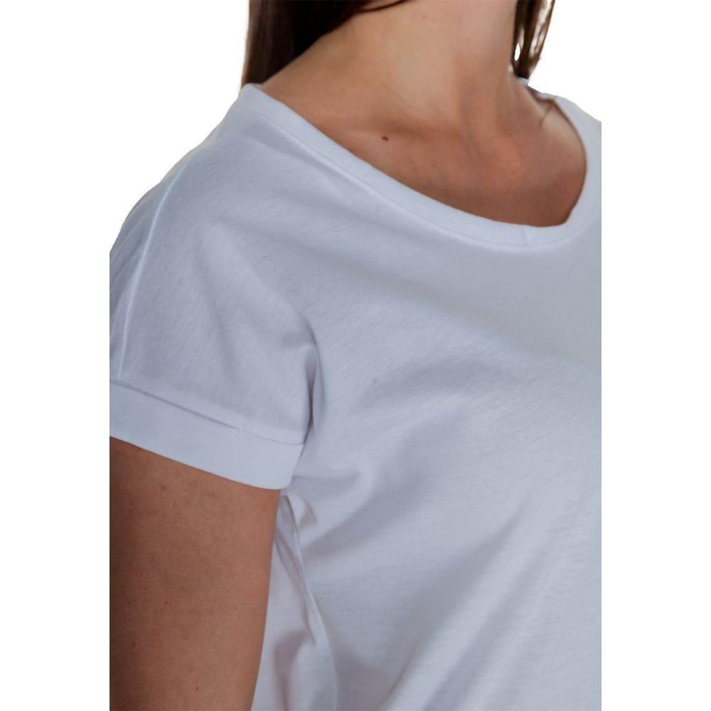 Vila Clothes White Cotton T-Shirt - Hilstor
