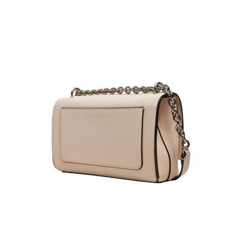 Calvin Klein Jeans Pink Synthetic Leather Handbag - Hilstor