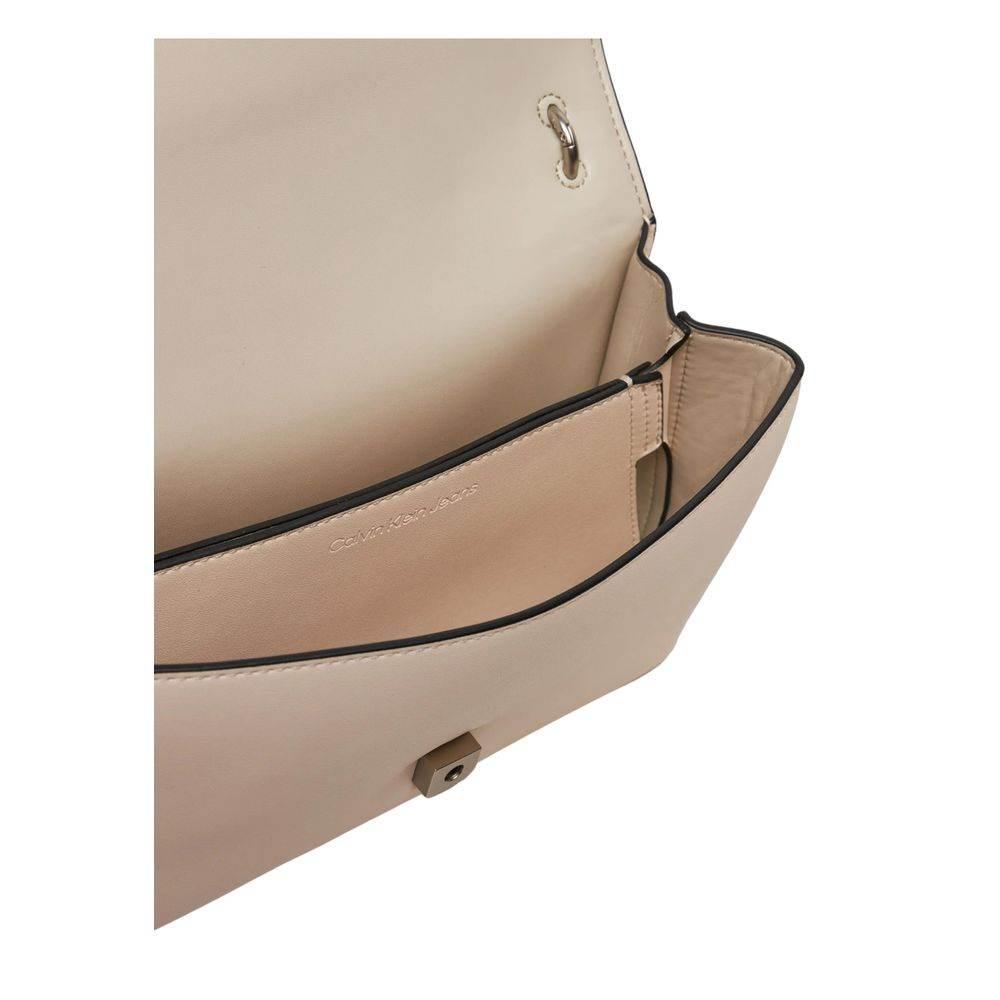 Calvin Klein Jeans Pink Synthetic Leather Handbag - Hilstor