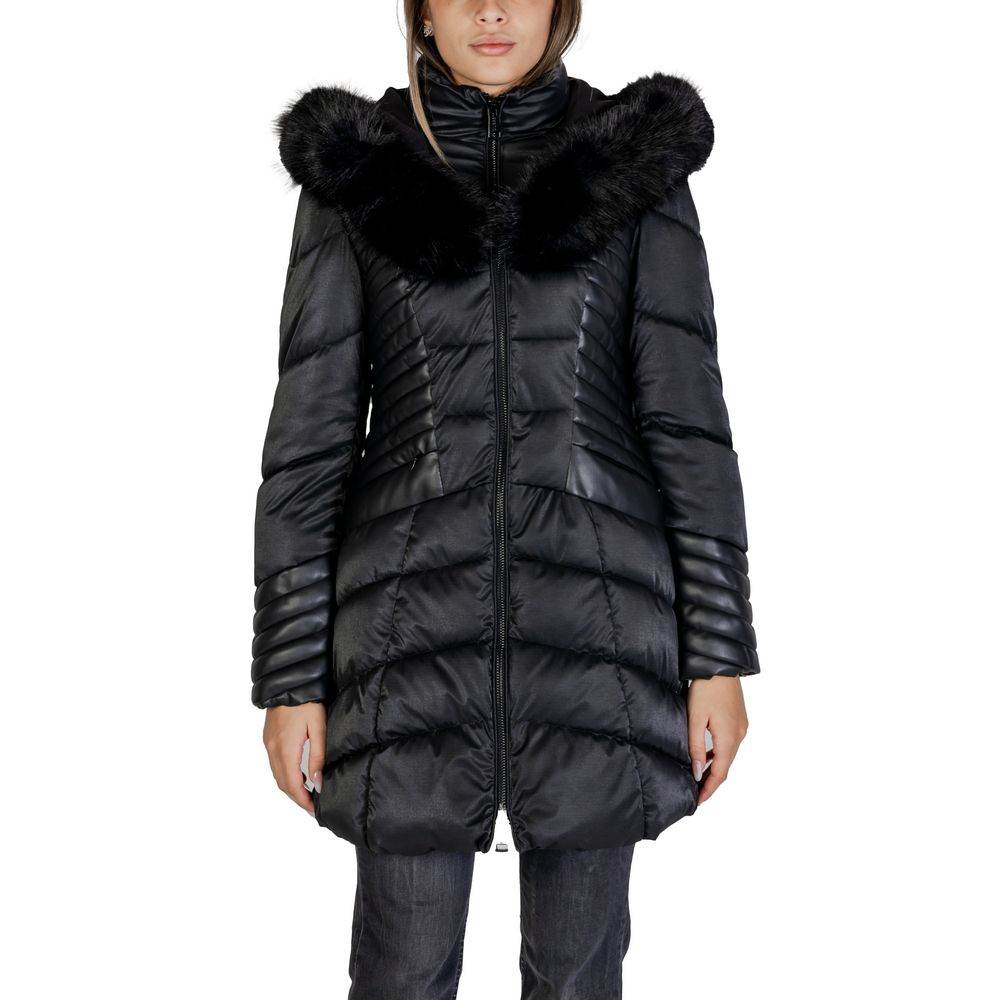 Guess Black Polyethylene Jackets & Coat - Hilstor