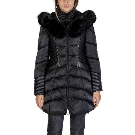 Guess Black Polyethylene Jackets & Coat - Hilstor