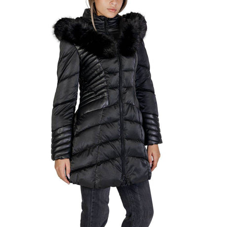 Guess Black Polyethylene Jackets & Coat - Hilstor