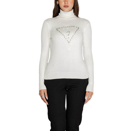 Guess White Viscose Sweater - Hilstor