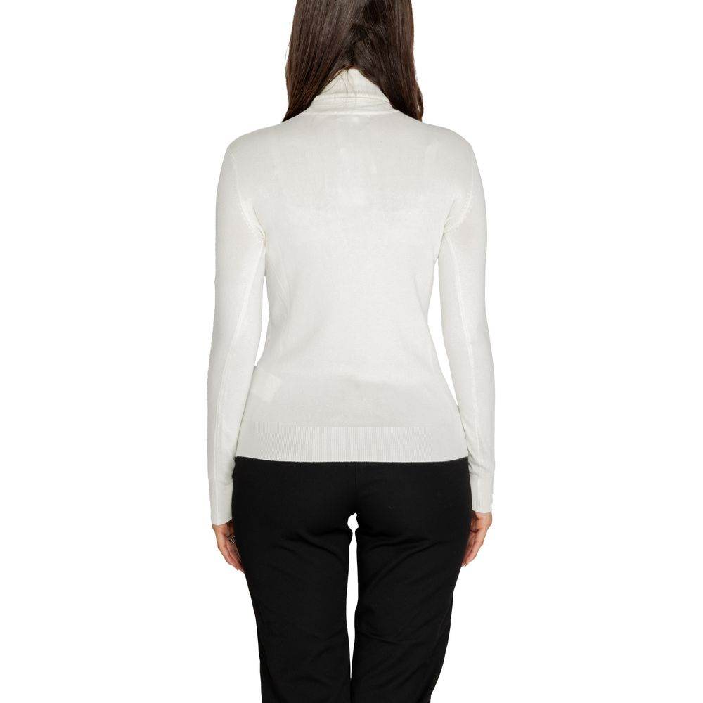 Guess White Viscose Sweater - Hilstor