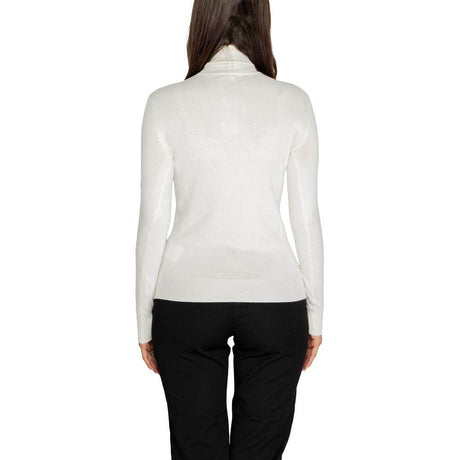 Guess White Viscose Sweater - Hilstor