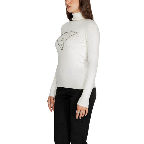 Guess White Viscose Sweater - Hilstor