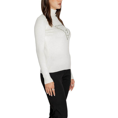 Guess White Viscose Sweater - Hilstor
