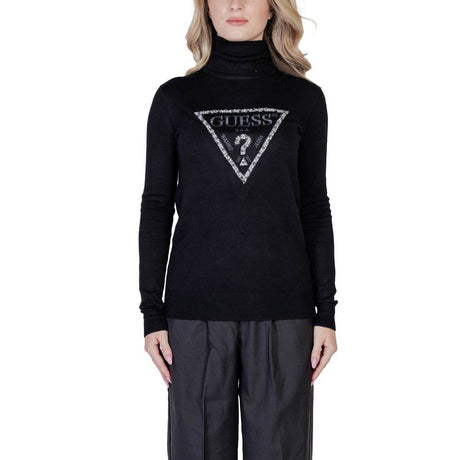 Guess Black Viscose Sweater - Hilstor