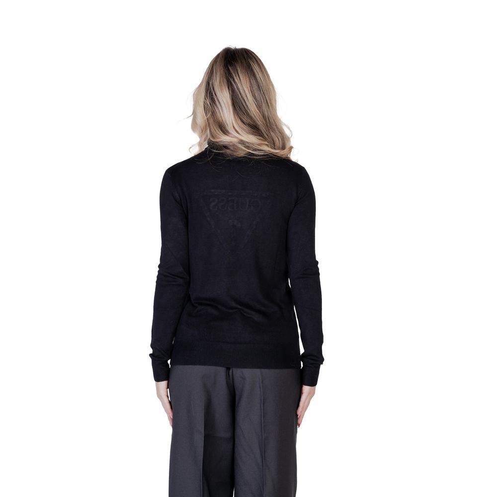 Guess Black Viscose Sweater - Hilstor