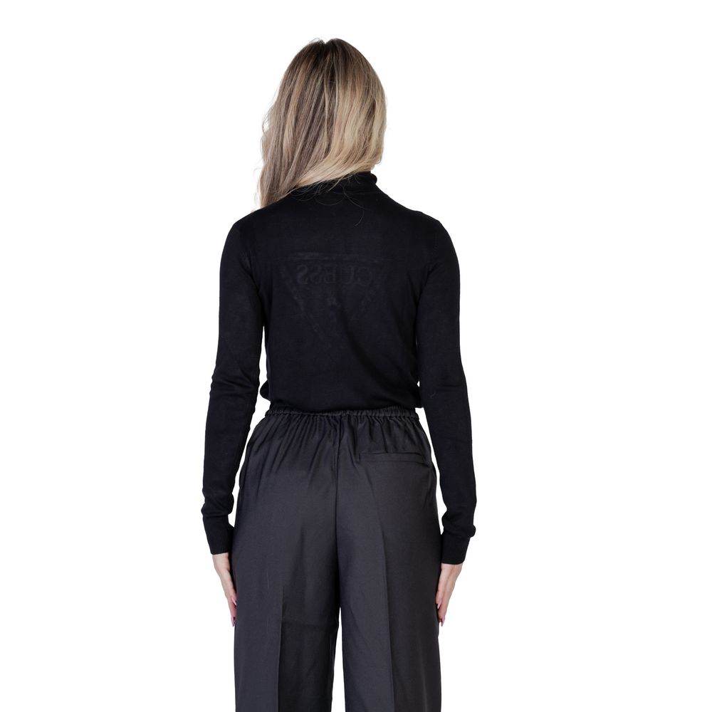 Guess Black Viscose Sweater - Hilstor