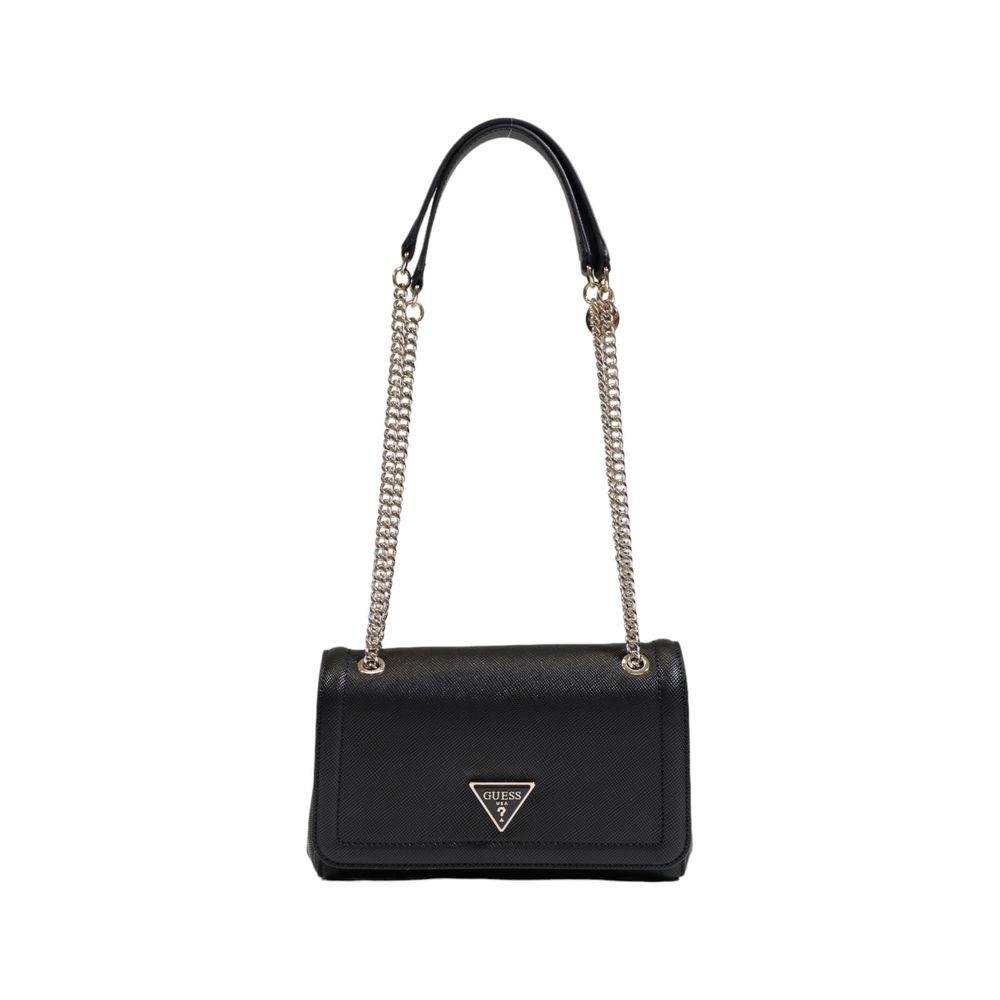 Guess Black Polyethylene Handbag - Hilstor