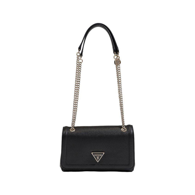 Guess Black Polyethylene Handbag - Hilstor