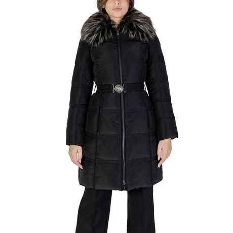 Guess Black Polyester Jackets & Coat - Hilstor