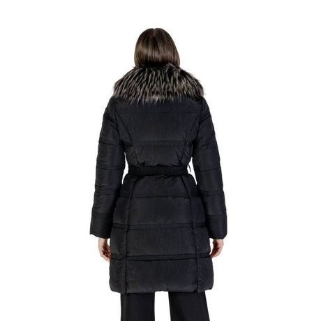 Guess Black Polyester Jackets & Coat - Hilstor