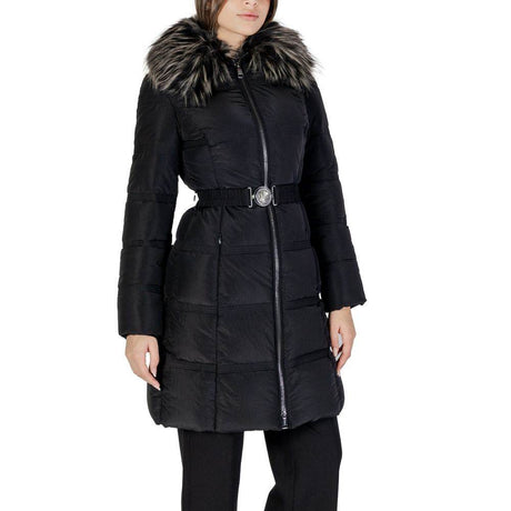 Guess Black Polyester Jackets & Coat - Hilstor
