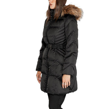 Guess Black Polyester Jackets & Coat - Hilstor