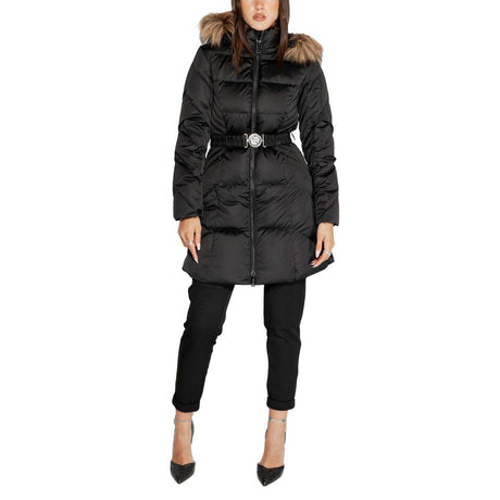 Guess Black Polyester Jackets & Coat - Hilstor