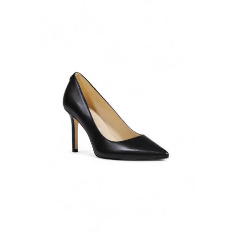 Guess Black Leather Sandal - Hilstor