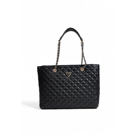 Guess Black Polyethylene Handbag - Hilstor