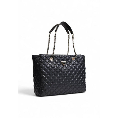 Guess Black Polyethylene Handbag - Hilstor