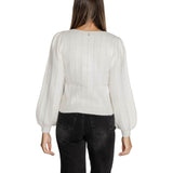 Guess White Polyester Sweater - Hilstor
