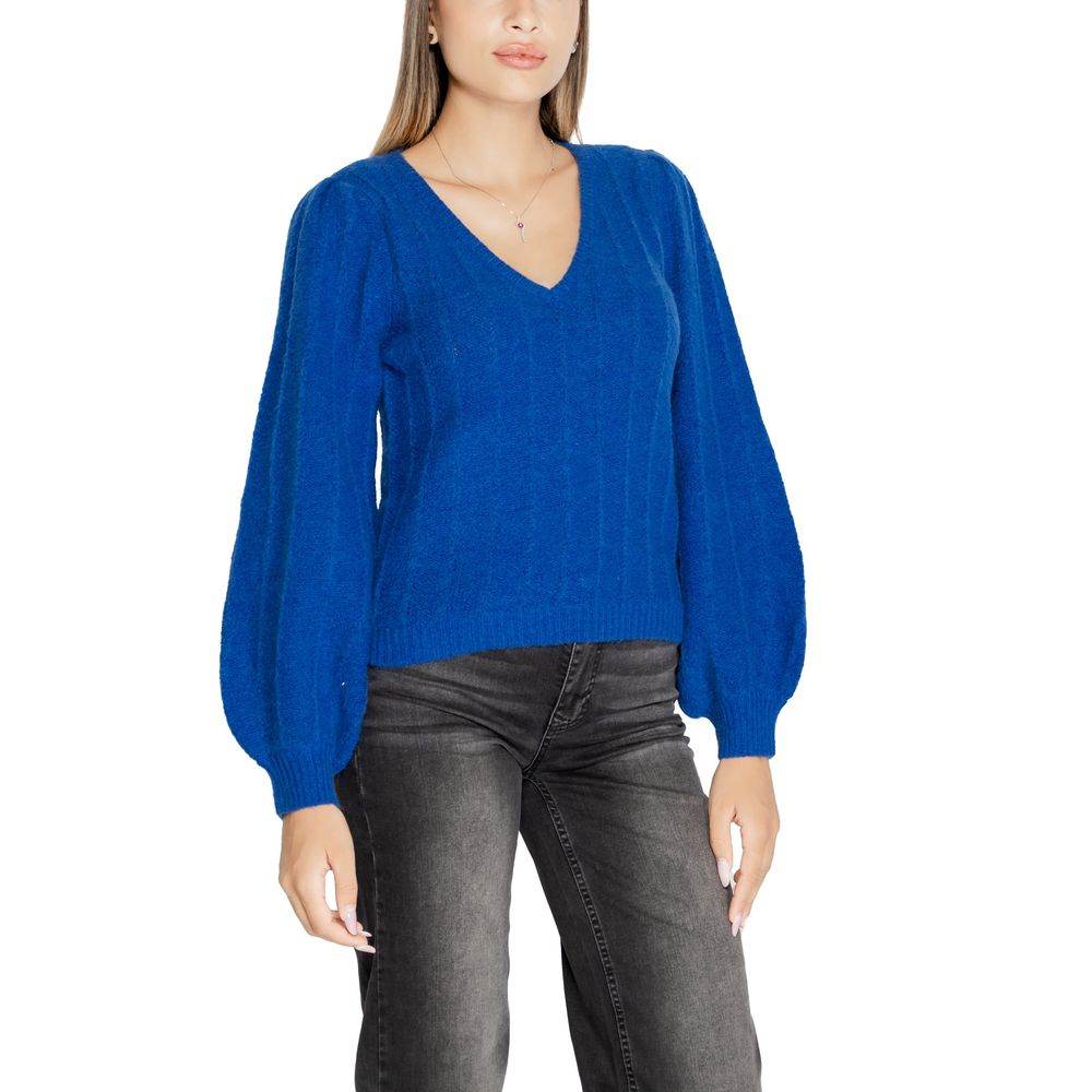 Guess Blue Polyester Sweater - Hilstor