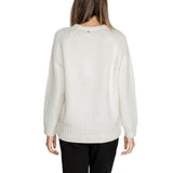 Guess White Polyester Sweater - Hilstor