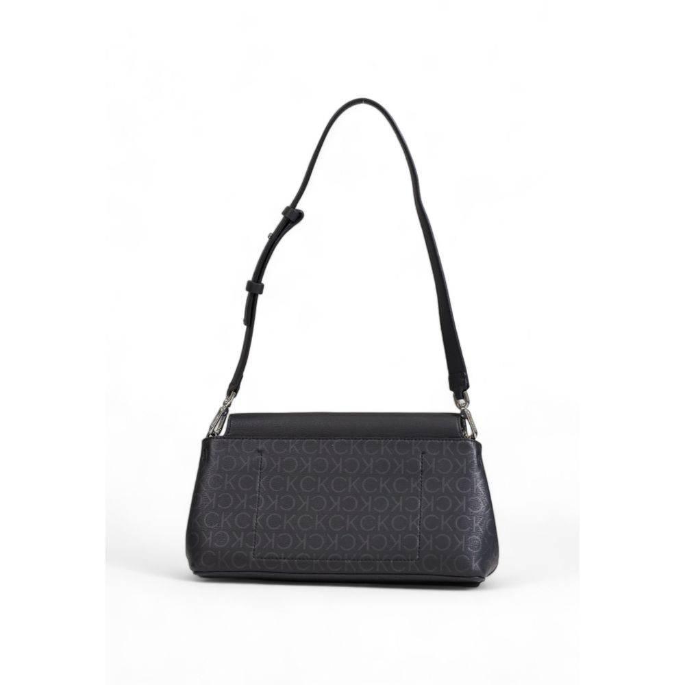 Calvin Klein Black Recycled Polyester Handbag - Hilstor