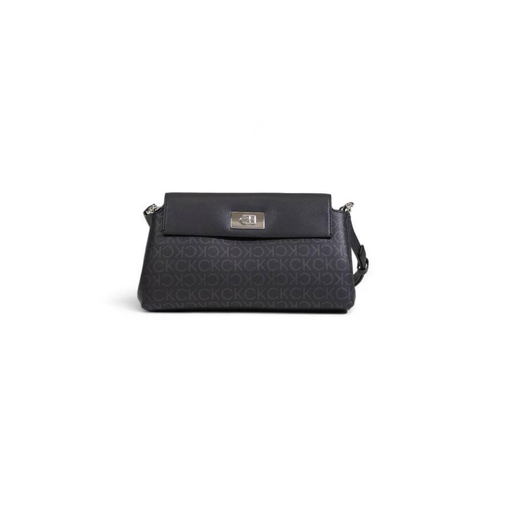 Calvin Klein Black Recycled Polyester Handbag - Hilstor