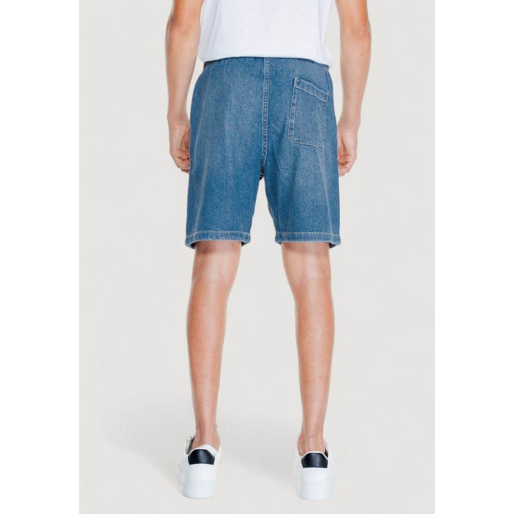 Jack Jones Light Blue Cotton Bermuda - Hilstor