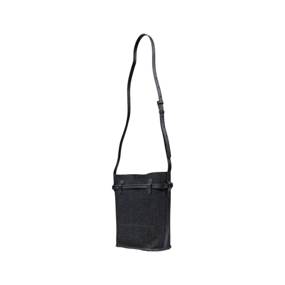 Replay Black Cotton Handbag - Hilstor