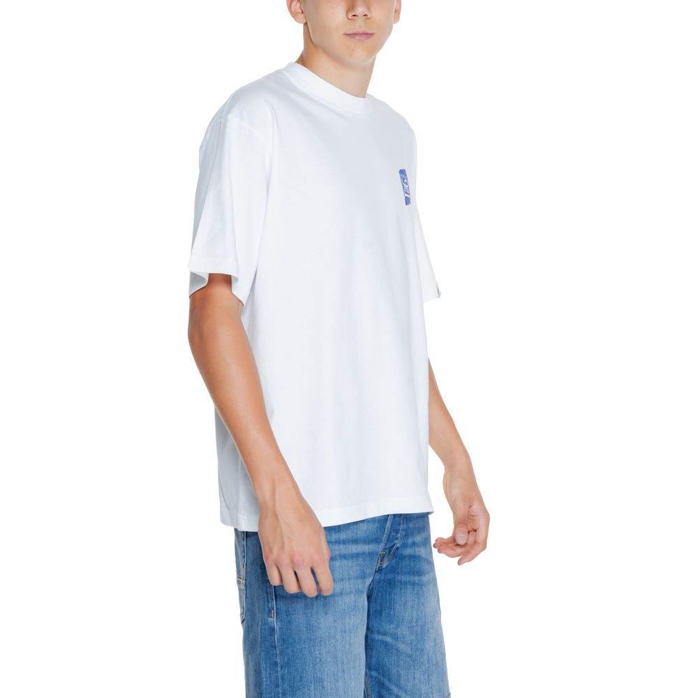 Replay White Cotton T-Shirt - Hilstor