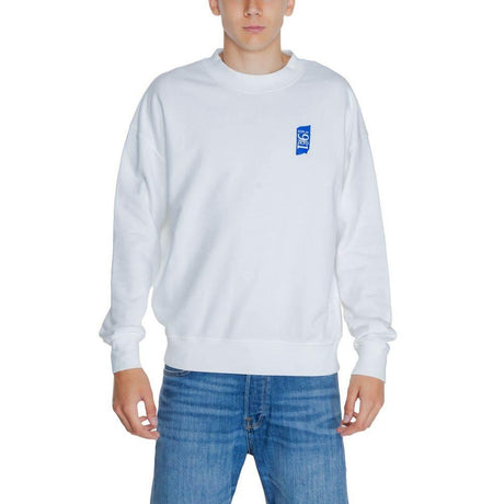 Replay White Cotton Sweater - Hilstor
