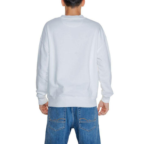 Replay White Cotton Sweater - Hilstor