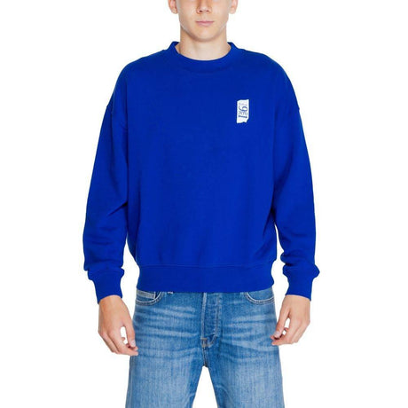 Replay Blue Cotton Sweater - Hilstor