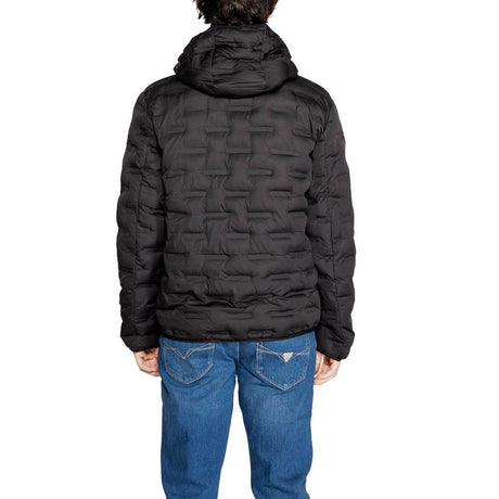 Replay Black Polyester Jacket - Hilstor