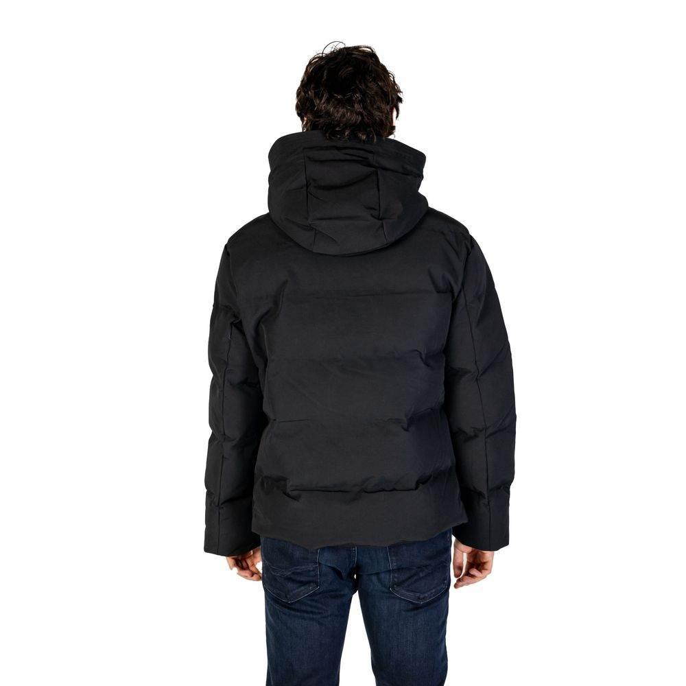 Replay Black Polyamide Jacket - Hilstor