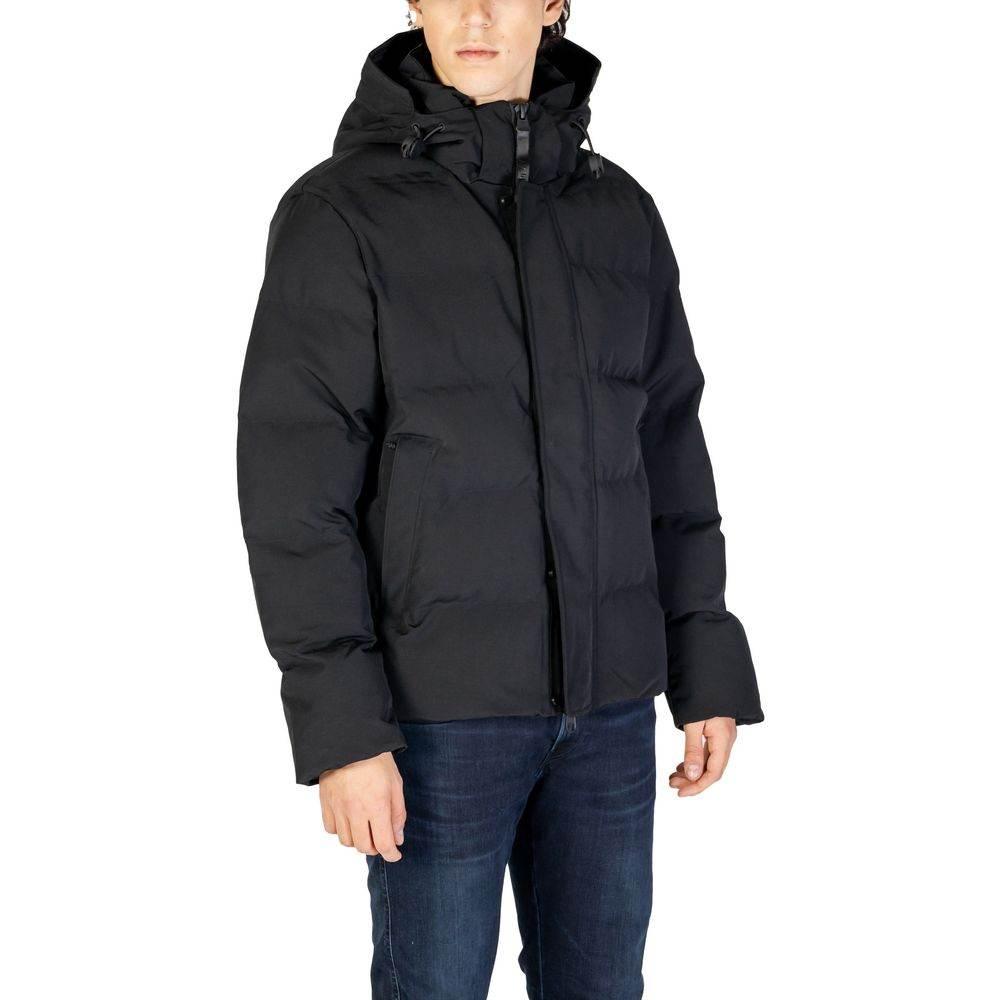 Replay Black Polyamide Jacket - Hilstor