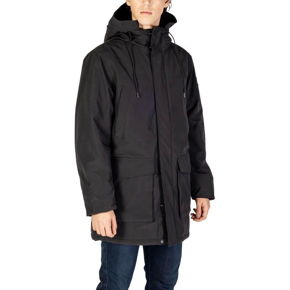 Replay Black Polyamide Jacket - Hilstor