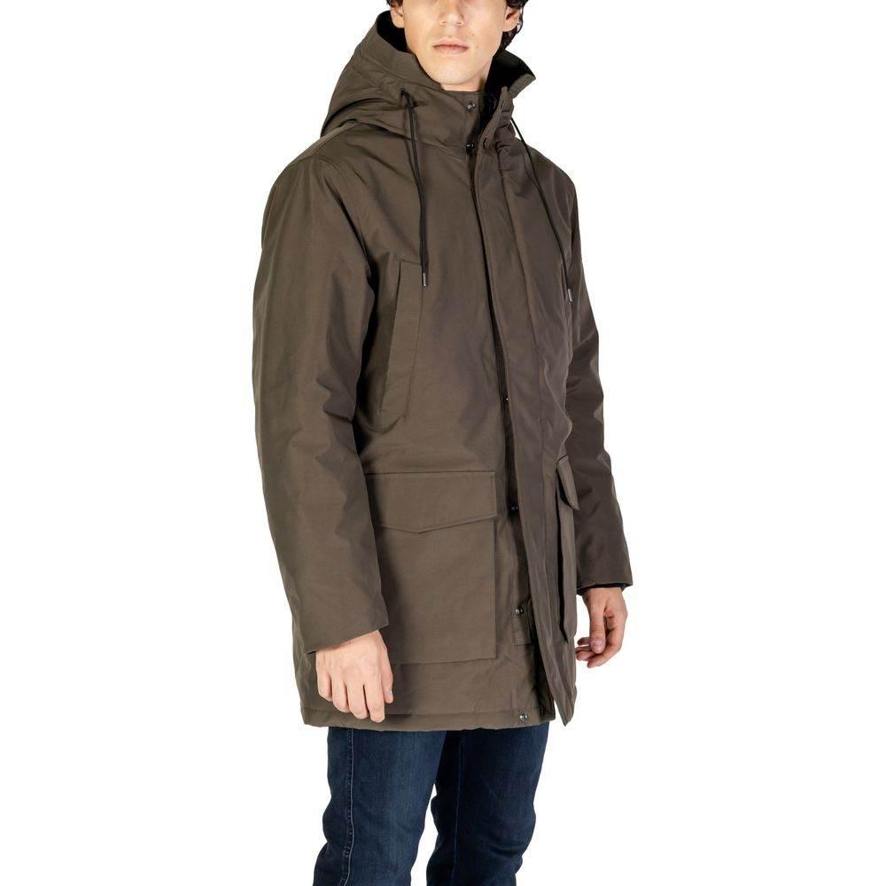 Replay Green Polyamide Jacket - Hilstor