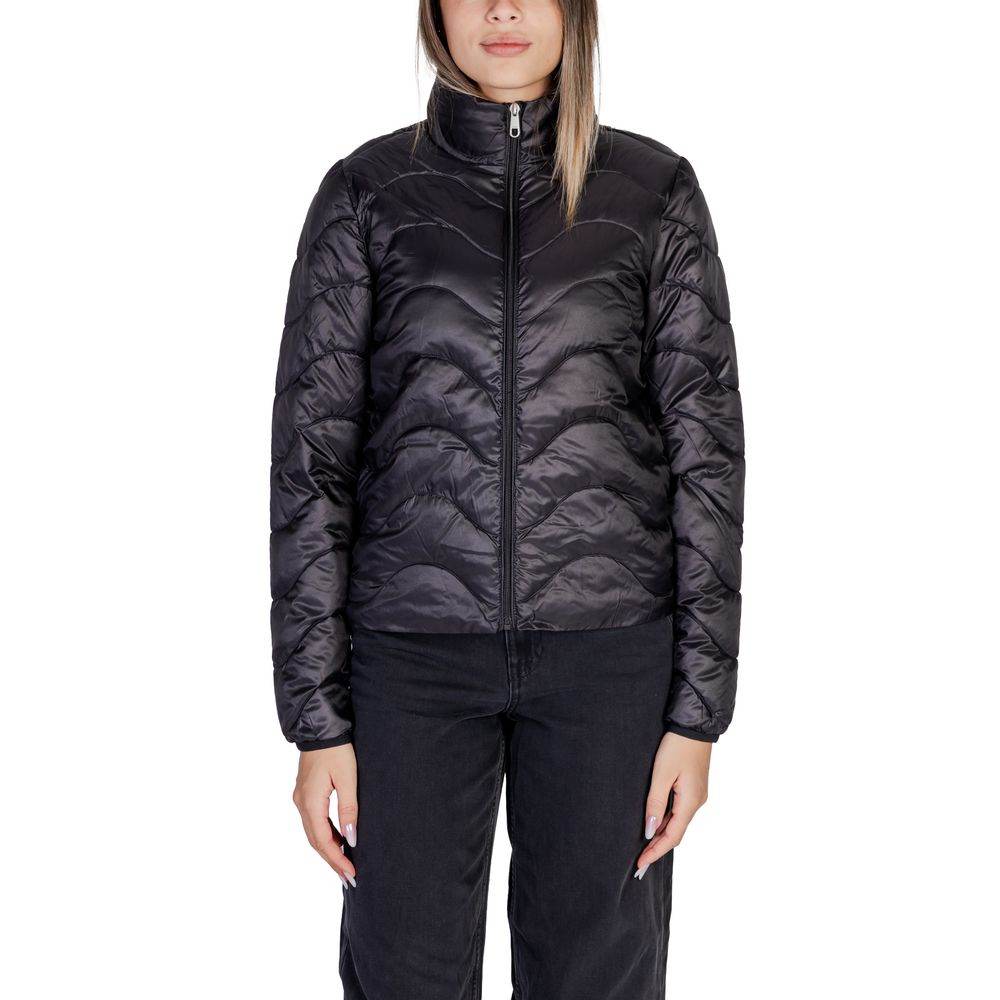 Only Black Polyester Jackets & Coat - Hilstor