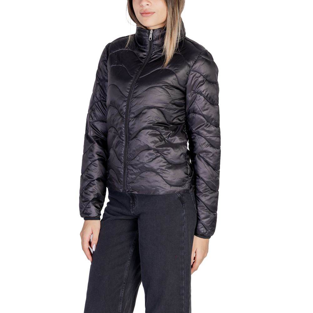 Only Black Polyester Jackets & Coat - Hilstor