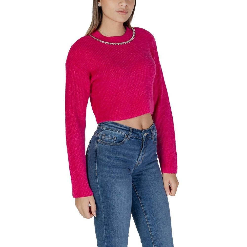 Only Pink Recycled Polyester Sweater - Hilstor