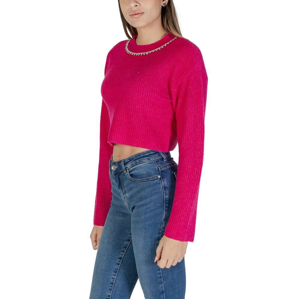 Only Pink Recycled Polyester Sweater - Hilstor