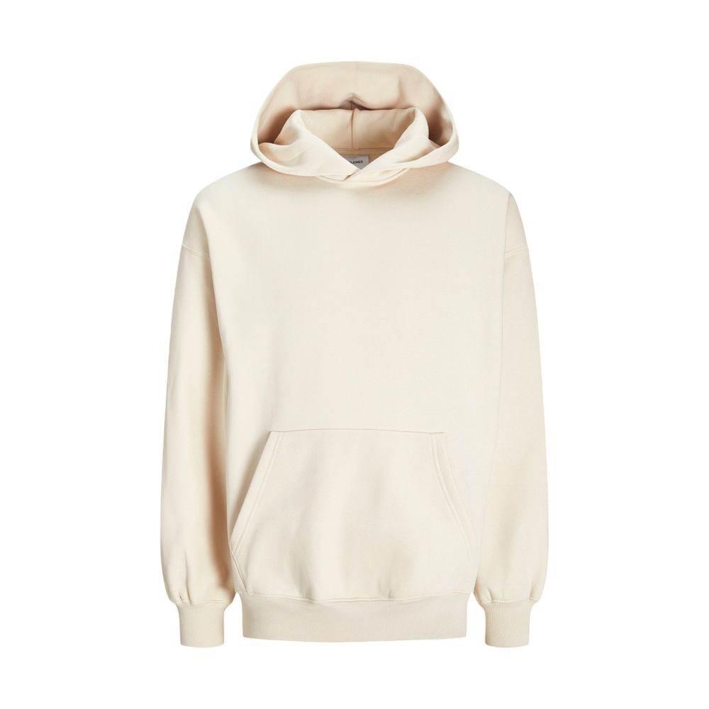 Jack Jones Beige Cotton Hoody - Hilstor