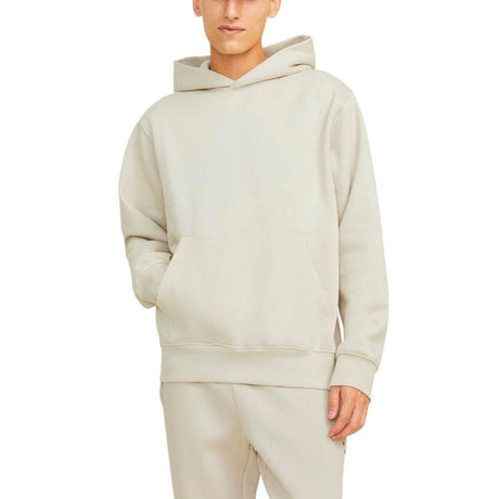 Jack Jones Beige Cotton Hoody - Hilstor