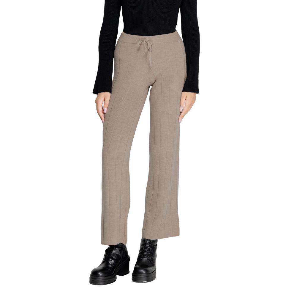 Only Beige Acrylic Jeans & Pant - Hilstor